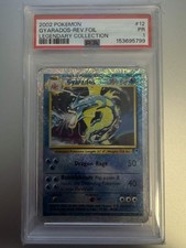 2002 Pokemon Legendary Collection #12 Gyarados Reverse Foil PSA 1 picture