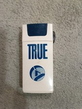 Vtg 1970s True Cigarettes Mini Flashlight Promo Tobacciana Display Not Working picture