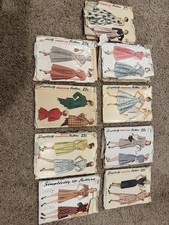 Lot 9 Vintage Simplicity Sewing Patterns 1940s 1950s Dresses Jackets Size 12 14 picture