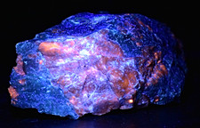 Huge Fluorescent Blue Hackmanite Specimen Combined with Phlogopite 3802 Gram picture