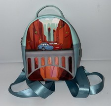 NWOT Disney Loungefly Firewall Falls Mini Backpack Cars Lightning McQueen Sally picture