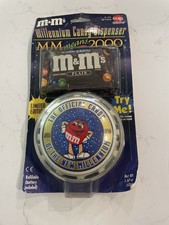 M & M’s 2000 Millennium Year Vintage Cap Toys DISPENSER Candy Collectible Toy picture