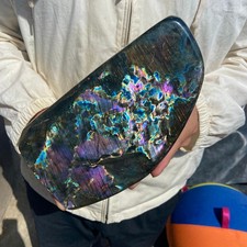 7lb Natural Gorgeous Labradorite Quartz Crystal Stone Specimen Healing picture