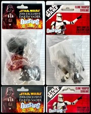 (2) Gentle Giant Star Wars Bust Ups - Darth Vader & Clone Trooper New in Package picture