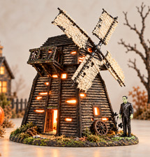 Dept 56 Frankenstein’s Monster Universal Studios Monsters Windmill NEW in Box picture