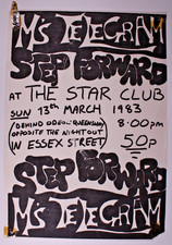 Step Forward Ms Telegram Poster Original The Star Club 13th March 1983 picture