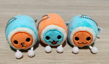 Taiko no Tatsujin Drum Plush Doll keychain Complete Set of 3 Namco Limited Japan picture