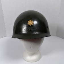 Vintage 1952 Korean War M1 Helmet Liner Westinghouse Micarta Named Lt Col Moore picture