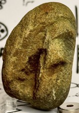 Stone Effigy Figure Carved Stone Pre Historic Artifact, 3.2 oz • VA  picture