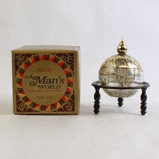 Vintage Avon A Man's World Decanter Windjammer After Shave Empty Bottle 6 Oz picture