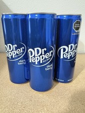 Drinkable DARK BERRY Dr Pepper 6-Pack 355ml/12OZ Cans - 6 Unopened Mexican Cans picture