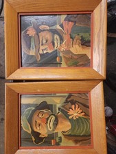 retro american painting picture