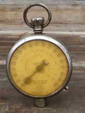 Antique 1930s US Gauge Co Invincible Tire Tester Gauge Patent Number Untested picture