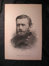 1894 Harper's Weekly Civil War Print- Ulysses S. Grant - From A 1863 Photograph picture