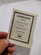 Rare Vintage 1950s Spanish Exorcism Catholic Pamphlet From Mexico picture