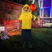 4 Ft Life-Size Halloween Animatronic Prop with Sound & Touch Activation - Spooky picture