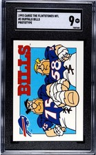 1993 Cardz Buffalo Bills The Flintstones SGC-9 picture