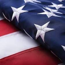 Super Strong 6x10 Foot American Flag Embroidered US Flag USA Banner Nylon picture