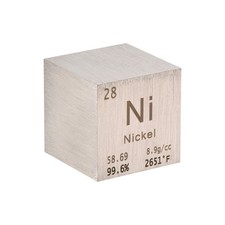 Nickel Cube Metal Element High Density Block Pure Periodic Element 1