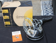 VINTAGE Cordomatic #505 Mobile Lite Reel Steampunk Industrial Work Light NEW picture