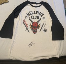 Joseph Quinn Authentic Autographed Signed Hellfire Club Shirt Eddie Munson picture