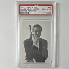 1965 James Bond Secret Service Agent 007 #19 Sean Connery PSA 8 picture