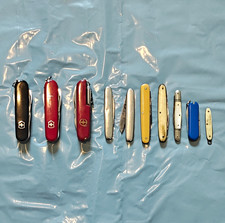 Mixed Vintage Pocketknife Lot of 10; Includes Victorinox, Sheffield,Ohligs &more picture