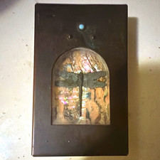 20th century folk art copper box grace gunning 3d art box very rare picture