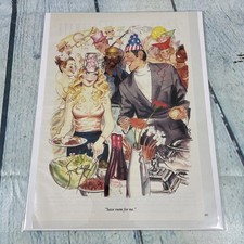 2000 Sexy Adult Cartoon Party Vintage Print Ad/Poster Pinup Art Magazine Page picture