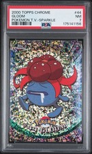 Topps 2000 Topps Chrome Pokémon TV Sparkle #44 Gloom PSA 7 English picture