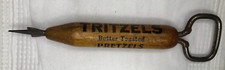 Tritzels Pretzels Vintage Advertising Wood Bottle Opener Lansdale Pennsylvania picture
