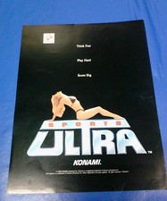 Konami SPORTS ULTRA flyer- good original picture