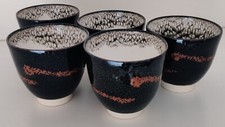 Set of 5 tea cups - yunomi by Yasutaka Shimizu (father Uichi Shimizu LNT) picture