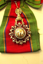 Thailand Order of the White Elephant Grand Cross Badge & Sash picture