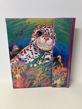 Vtg 1990’s Lisa Frank Rainbow Reef Skeeter the Seal Binder Trapper Keeper Style picture