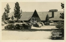 Photograph 1930s Nevada Cal Neva Lodge Lake Tahoe RPPC Photo Postcard COPY picture
