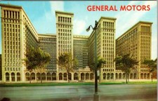 Vintage Postcard MI Detroit The General Motors Building ~ Ships FREE picture