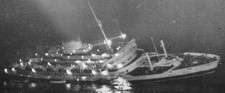 Andrea Doria Vintage Photo 1956 AP Press Sinking Cruise Liner SS Ship Ocean picture