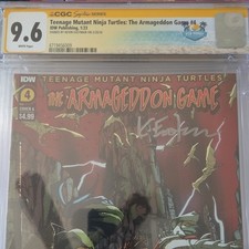 TMNT: The Armageddon Game #4 CGC 9.6 Signed Kevin Eastman Variant Cover picture