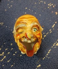 Vintage ~ 1950s 60s Ceramic Hobo Bum Smokers  Ashtray Made In Japan + Rare Wart picture