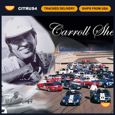 Carroll Shelby Photo Collage - Vintage Automotive Art, Classic Car Decor, Gift I picture
