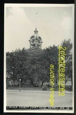 RPPC LINCOLN COUNTY COURTHOUSE MERRILL WI BOG CLOCK OLD Wisconsin picture