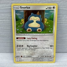 Pokemon Card Snorlax LP SM - Unbroken Bonds 158/214 picture