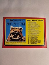 1983 Topps Star Wars Return of the Jedi Series 1 PIck a Card picture