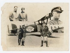 1924 U.S. ARMY AIR SERVICE FIRST AROUND-THE-WORLD FLIGHT AVIATORS PHOTOGRAPH picture