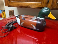 TeleMania Wooden Mallard Duck Jersey Shore Landline Phone Vintage Retro Untested picture