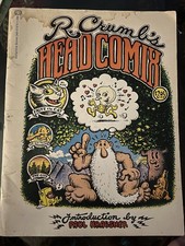 R CRUMB'S HEAD COMIX 1 1968 BALLANTINE PRINT MR NATURAL FRITX THE CAT Vintage picture