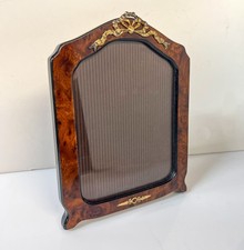 Vintage Selli G Gabriello Florence Wood Photo Frame Gilt Sterling Silver 5x 7 picture