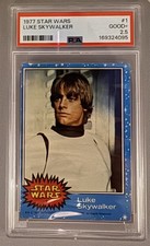 1977 Topps Star Wars Luke Skywalker #1 Rookie Card PSA 2.5 GOOD+ picture