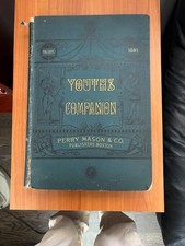 RARE 1861 *The Youth's Companion* VOL 64 COMPLETE (Jan 1-Dec 31) BOUND, HUGE HC picture